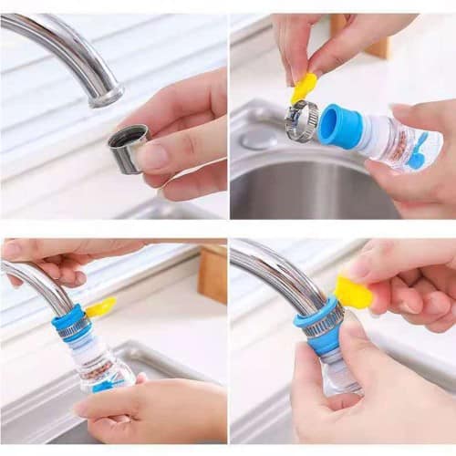 New Fan Faucet 360 Adjustable Flexible Kitchen Faucet Tap Water Outlet Shower Head Water Filter Sprink
