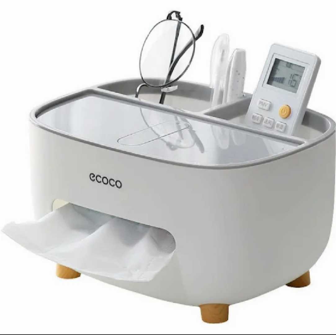 Multifunctional Tissue Box Cover & Tools Holder Medium