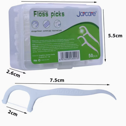 ডেন্টাল ফ্লস পিকস - কার্যকর টুথপিক এবং ডেন্টাল ক্লিনার ব্যক্তিগত যত্ন (1 বাক্স)