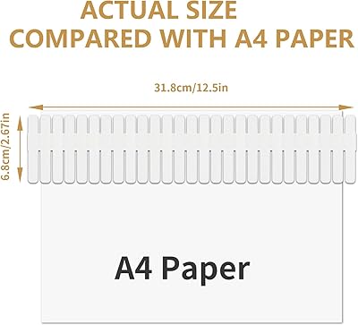 6 পিসিএস প্লাস্টিক ড্রয়ার বিভাজক ডিভাইডার পার্টিশন স্টোরেজ অর্গানাইজার