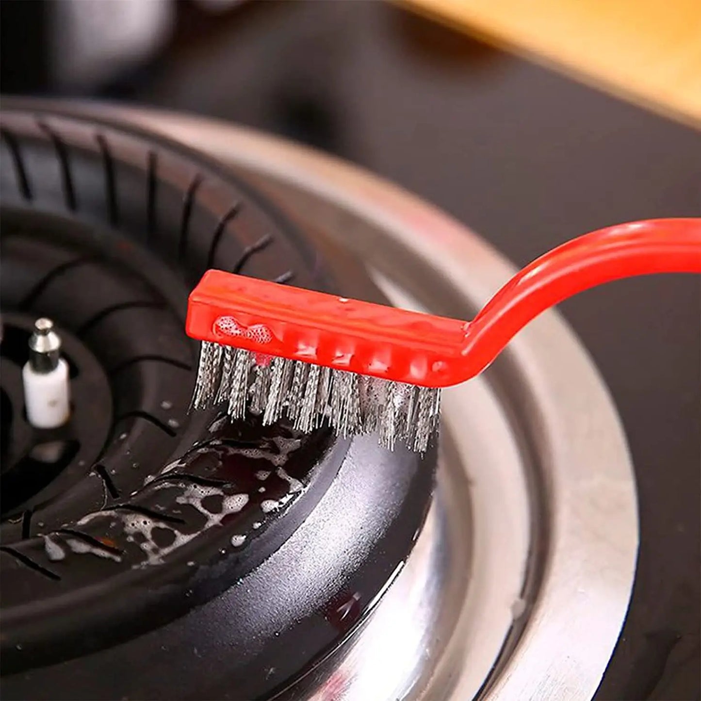 3 পিসি / সেট 7 ইঞ্চি স্টেইনলেস স্টিল ব্রাশ ব্রাস ক্লিনিং ব্রাশ পলিশিং মরিচা রিমুভার মেটাল ওয়্যার ব্রাশ ক্লিনিং টুল ফ্যামিলি