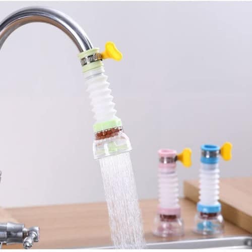 New Fan Faucet 360 Adjustable Flexible Kitchen Faucet Tap Water Outlet Shower Head Water Filter Sprink