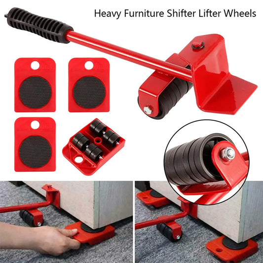 Furniture Lifter Easy Moving Sliders 5 Packs Mover Tool Set
