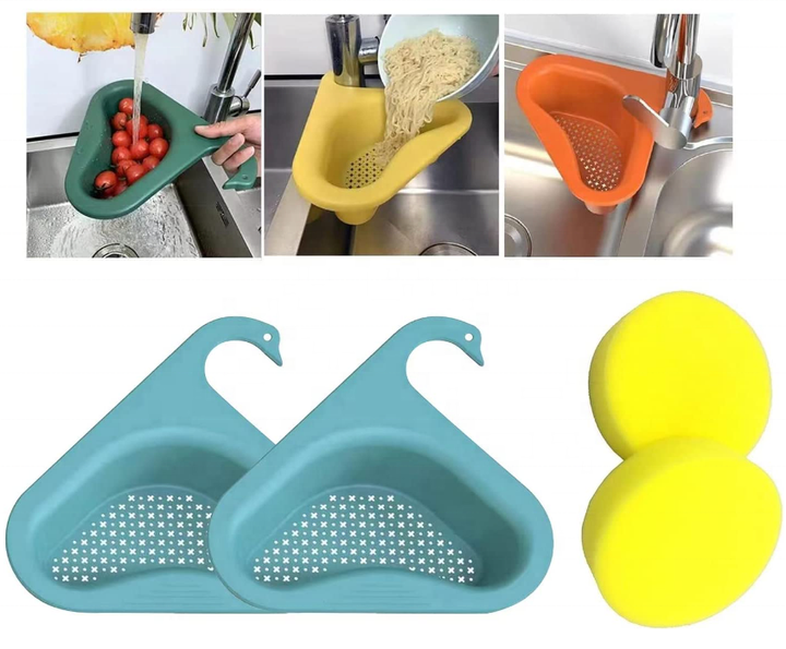 Swan Drain Plastic Basket multifunctional kitchen sink