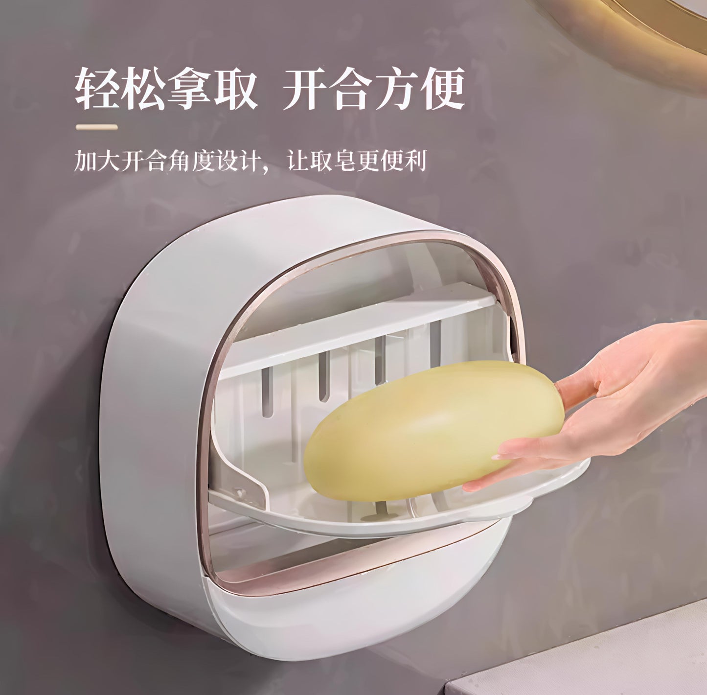 Modern Wall-Mounted Soap Dish