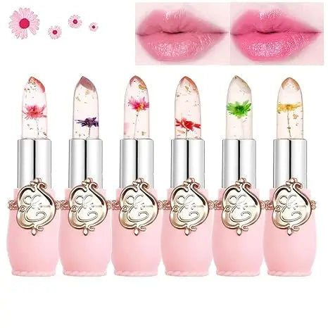 Emaymei Transparent Jelly Change Lipstick-6pcs